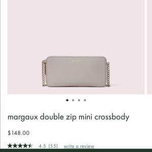 Kate Spade Margaux double zip mini crossbody